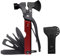 Wyewye Mini Hatchet Multi Tool - Survival Equipment, Men's Gifts, Black/Red Stainless Steel