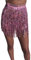 Damen Rave Fransen Rock Mit Pailletten Und Quaste - Bauchtanz Kostüm Mini Rock Hüftschal Outfit für Frauen Und Mädchen (Rosa, One Size)