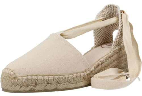 Toni Pons Valencia - Vegane Keil-Espadrille für Damen Baumwoll-Canvas.