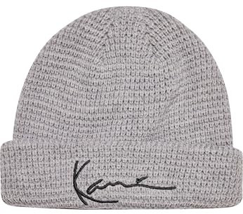 Karl Kani Accessoires KA223-045-5 Signature Fisherman Beanie Grey Melange Grey Melange, one Size
