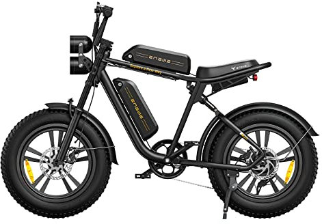 ENGWE M20 Electric Bike E-bike with 20×4.0 Fat Tire,75 KM+75 KM Range with 48V 13AH*2 Dual Battery System, Mountain Bike with Shimano 7-Speed for Adults