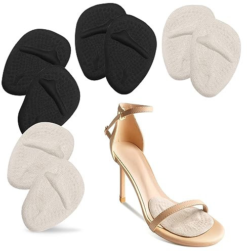 8 PCS Vorfußpolster Gel,Wiederverwendbares Ballenpolster Vorfuß,high heels einlagen für Frauen - Verhindert Schwielen und reduziert Schmerzen.