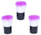 FRCOLOR Lot de 3 pinceaux de maquillage Kabuki pour le maquillage - gel pour ongles - Pinceau à poudre - Lessive en strass - Pinceaux de maquillage