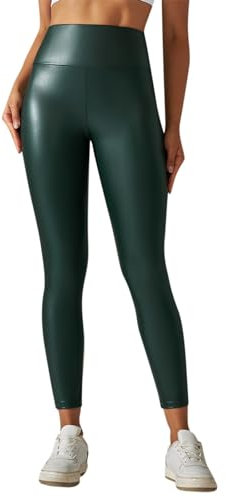 KONG JIMFAN Thermohose Winter Thermohose Damen Lined Tights Dicke Strumpfhosen Warme Leggings Damen Winter Gefüttert Gefütterte Feinstrumpfhose Plaid Pyjama Hosen Winter Leggins(#5 Green,XS)