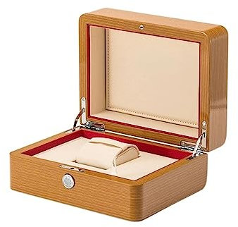 KSTUFF Klavierlack-Uhrenbox, Flanell-Innenraum-Uhrenbox, Kunsthandwerk, Uhren-Aufbewahrungsbox Vision