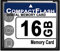 SOFORFREEM Professional 16GB Compact Flash Memory Card(White&Blue)