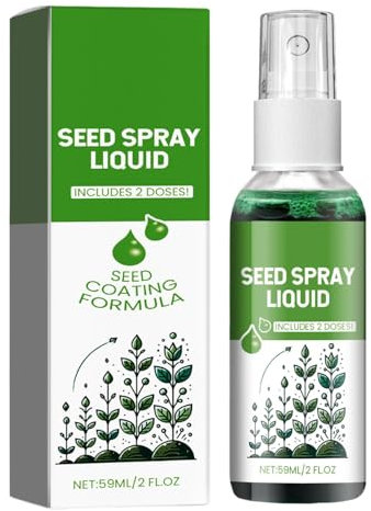 Spray liquido per sementi, spray per la crescita dei semi, spray liquido per prato, giardino, 59 ml