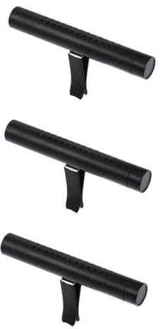 iplusmile 3 Stücke Silikon Vent Clip Auto Air Diffusor Stick Auto Schwarz