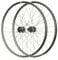 MirOdo 650C/700C Rennrad-Radsatz 28H-Felgen Aus Aluminiumlegierung Steckachse 100/142mm Scheibenbremsen HG-Freilauf Gravel XC Schlauchlose Vorder Hinterräder Für 8-12-Gang-Kassette(Black/Grey,650C)
