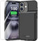 Battery Case for iPhone 16/16e,[2025 New] Fast Charging Case Charger 8500mAh Ultra-Slim Lightweight Rechargeable Battery Pack Anti-Fall TPU Powerful Juice Box for iPhone 16/16e (6.1) Black