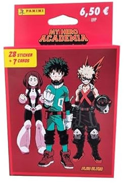 Panini My Hero Academia Sticker - 1x Eco Blister je 7x Stickertüten