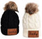 miguha Benutzerdefinierte Strickmütze Mit Beliebigem Namen, Bestickte Strickmütze, Riesiger Bommel, Personalisierte Namensmütze, Individuelle Wintermütze, Personalisierte Mütze, Kleinkind-Mütze