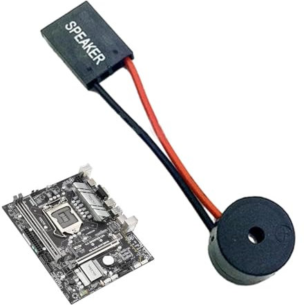 Minii Plug Buzzer - Internal Motherboard Speakers Plug Buzzer, Motherboard Speakers, Desktop Computer Case Internal Code Minii Plug Beep Alarm Buzzer for Security Systems