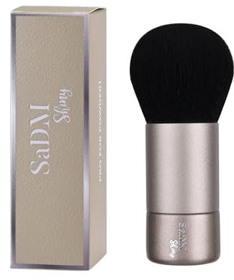 Kabuki Make up Pinsel – Blender für Puder, Creme, Flüssige Foundation & Rouge – Gesichtspinsel für Volle Abdeckung – Vegan & Tierfrei