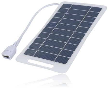 Foldable Mini Solar Panel, USB Solar Panel Charger for Smartphones, Tablets, Camera