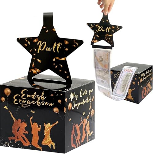 Jugendweihe geschenke,Überraschungsbox，Geldgeschenke Verpackung，Jugendweihe Geschenke für Jungen Mädchen