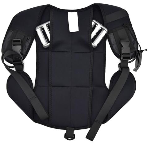 Schienalino in Neoprene con Zavorre Namaka | Per Apnea, Pesca Sub, Snorkeling | Supporto Zavorra o Galleggiante – Gilet Regolabile Multifunzione (Schienalino + 2 piombi)
