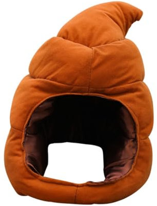 IMIKEYA Lustiger Plüschhut Kackhaufen Kostüm Kopfbedeckung für Karneval Partys und Fotos Leicht und Bequem Kreative Verkleidung Accessoire für Feste und Anlässe