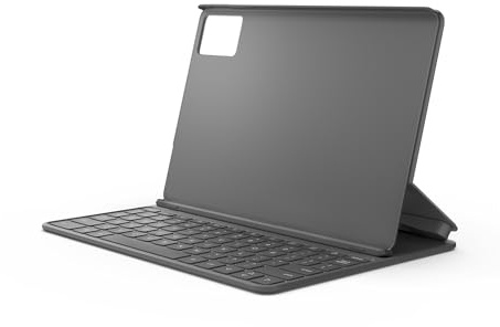 Lenovo Folio Keyboard per IdeaTab, tastiera Folio per Lenovo Idea Tab con connessione istantanea 3-pin, stand integrato, scomparto per penna, layout intuitivo, protezione completa - Grigio