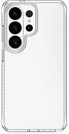 cellularline Handyhülle Ultra Strong für Galaxy S26 Ultra mit verstärktem Anti-Schock-Rand, integrierten Luftkammern, antibakterieller Formel, recyceltem Material, Transparent