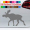 generisch Elch Silhouette Aufkleber Sticker Wild Deer Wald Norwegen Tier Schweden 90-Silber 12x8,5cm