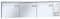 RENZ/Basic B / 3er Aufputz-Briefkastenanlage Wand-Briefkasten mit Sprechfeld / V4A-Edelstahl/Volumen 17 L/Dein-Briefkasten.de
