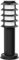 ledscom.de Luz de bolardo PORU para exterior, IP44, rejilla, 39cm, negro, incl. lámpara E27 máx. 1020lm, blanco