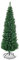GYMAX Árbol de Navidad Slim/Estrecho de 150/180/210/240 cm con 220/400/700/1000 Puntas, Árbol Artificial de Abeto con Soporte de Metal, Material PVC, para el Hogar, Tienda, Oficina, Verde (180 cm)