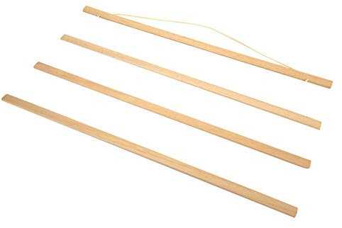 Affiche Cintre Affiche Cintres Bois Moderne Magnétique En Bois Photo Cadre Photo Diy Affiche Défilement Imprime Oeuvre Cintre(60CM)