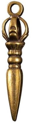LONDAEE Messing Spitzer Stößel Anhänger Bronze Feng Shui Maskottchen Reichtum Vermögen Skulptur Viel Glück Verheißungsvolle vermeiden Böse Heimdekoration
