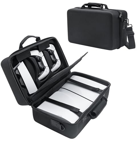 Mcbazel Carrying Case for New PS5 Slim, Protective Case Travel Storage Bag for PlayStation 5 Slim Console,Controller, Cables and Other Accessories