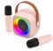 Jeefu Karaoke Machine 2 Microphones, Birthday Gifts for Girls Toys Age 3-15 Year Old Girls Gifts Kids Microphone Toys for 3-12 Year Old Girls Birthday Presents Easter Gifts for Kids