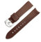 TVKSIPAR Bracelet En Silicone 18/20/22/24mm, Adapté For Seiko, For Montre De Sport For Swatch, Accessoires À Extrémité Incurvée, Bracelet De Remplacement(Coffee,24mm)
