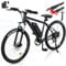 Finbike M10/M10S Electric Bike Adults, 26 Electric Mountain Bicycle with Removable Battery, 60/80 KM Range, 5 Speed Levels & 7-Speed Derailleur, LCD Display, E-Bike for Adults