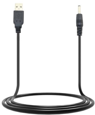 Black USB Braun type MGK3021 beard trimmer. Charger Power Cable Adaptor. 2.5bjj