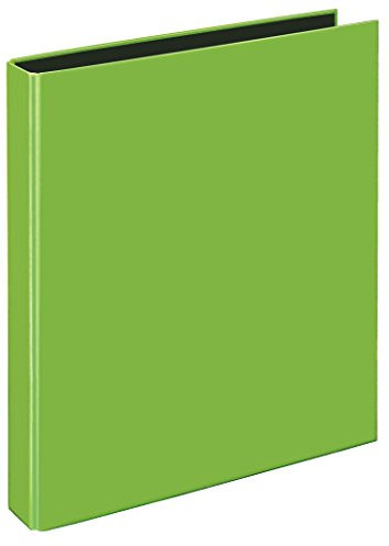 VELOFLEX 1141341 - Ringbuch VELOCOLOR, Ringordner, Ordner, DIN A4, 2-Ring-Mechanik, 255 x 318 x 45 mm, hellgrün, 1 Stück