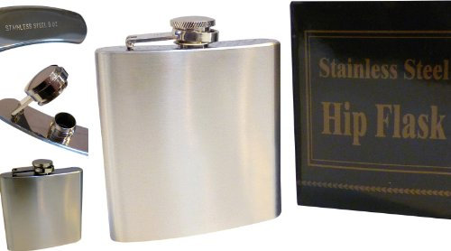 6oz Stainless Steel Hip Flask