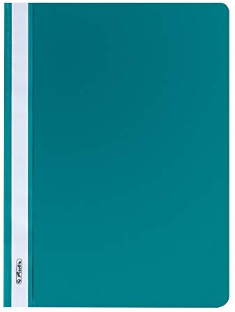 Herlitz 11387453 Schnellhefter DIN A4 in türkis