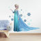 Aufkleber Disney, Elsa, Die Eiskönigin, glänzend, Riesen-RoomMates repositionierbar (124 x 105 cm) – Vinyl