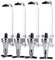 4/6 Bottle Wall Mounted & Rotary Stand Drinks Optic Dispenser Party Bar Butler by Crystals® (4 Bottle Wall Mounted)
