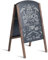 COSTWAY Kundenstopper klappbar 80x45cm, Werbetafel, Werbeaufsteller, Gehwegaufsteller, Kreidetafel, Aufsteller
