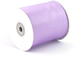 Satinband 75mm x 20m Rolle - FARBAUSWAHL in 3/6/12/25/38/50/75/100mm - farbecht & waschbar - Schleifenband für Hochzeit - Geschenkband zum Verpacken Dekorieren Basteln - Flieder 462H