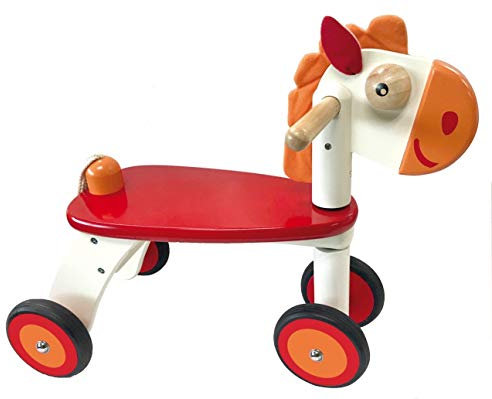 I'm Toy Bartl 111556 Rutscher Pferd aus Holz, Spitzen Qualität