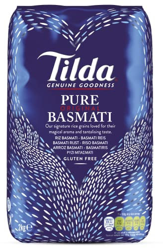 Tilda Pure Original Basmati Riz 2 kg (L'emballage peut varier)