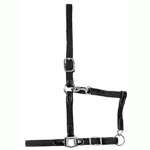 USG Halfter Casual, einfarbig, schwarz/schwarz, Warmblut