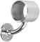 Forge Wall Mounted Mopstick Handrail Bracket - Chrome