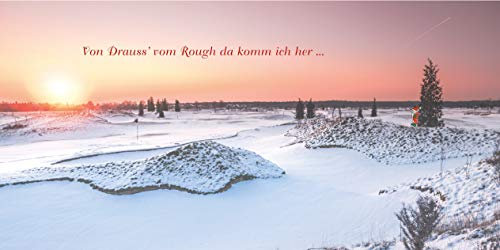 PAR Verlag Golf Weihnachtskarte – Von drauss vom Rough, 1x rot