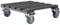Werknorm Saar Pflanzroller Pflanzenroller Terrassenroller Outdoorroller Transportroller Balkonroller Blumenroller Kübelroller Holzroller Valenzia 40.1TP (Schiefergrau)
