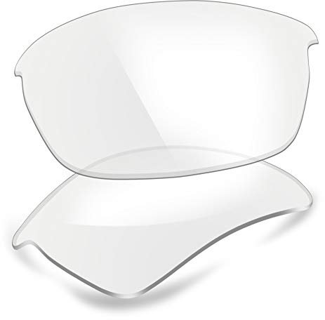ThunderClap Polycarbonat Ersatzgläser für Oakley Flak Jacket Sonnenbrillen - Transparent Anti-Beschlag