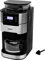 Princess 01.249411.01.001 Kaffeemaschine Silber-Schwarz Fassungsvermoegen Tassen=10 Warmhaltefunktio